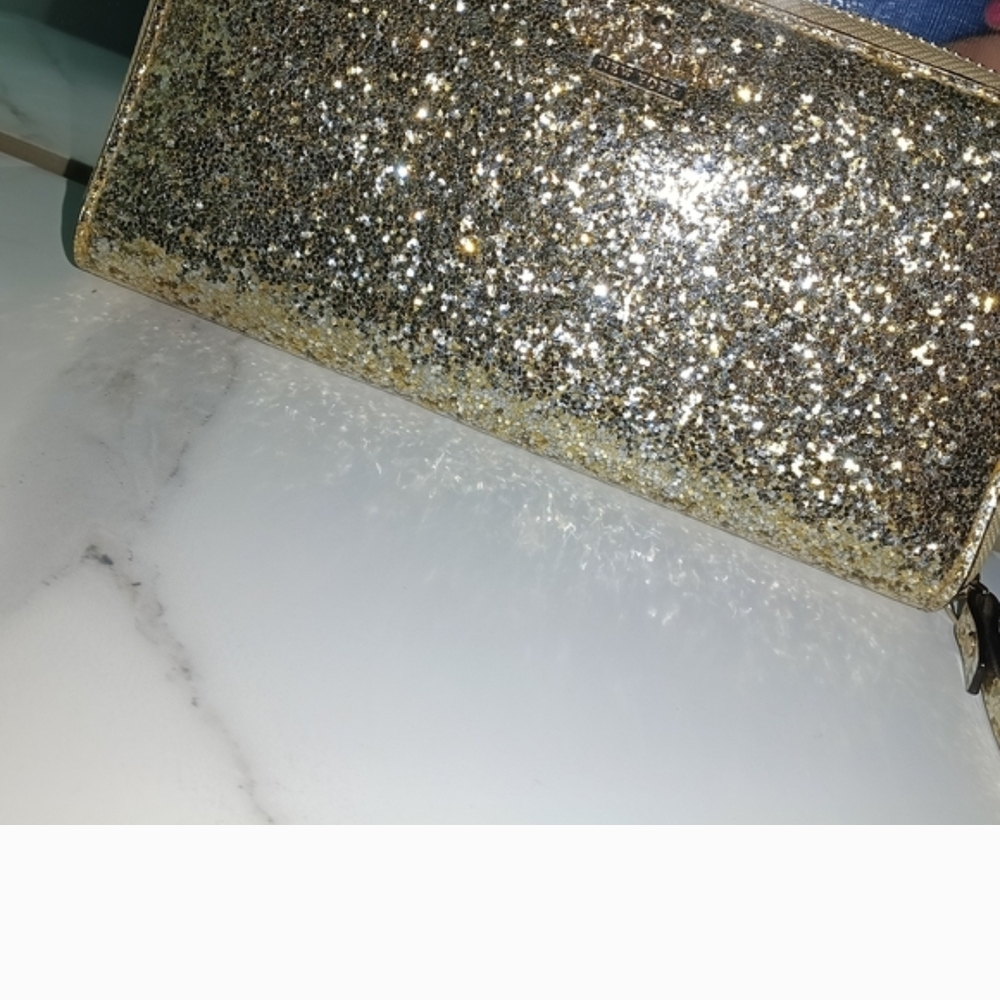 Kate Spade Sparkling Gold Clutch